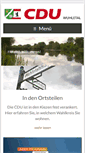 Mobile Screenshot of cduwuhletal.de
