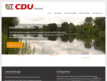 Tablet Screenshot of cduwuhletal.de